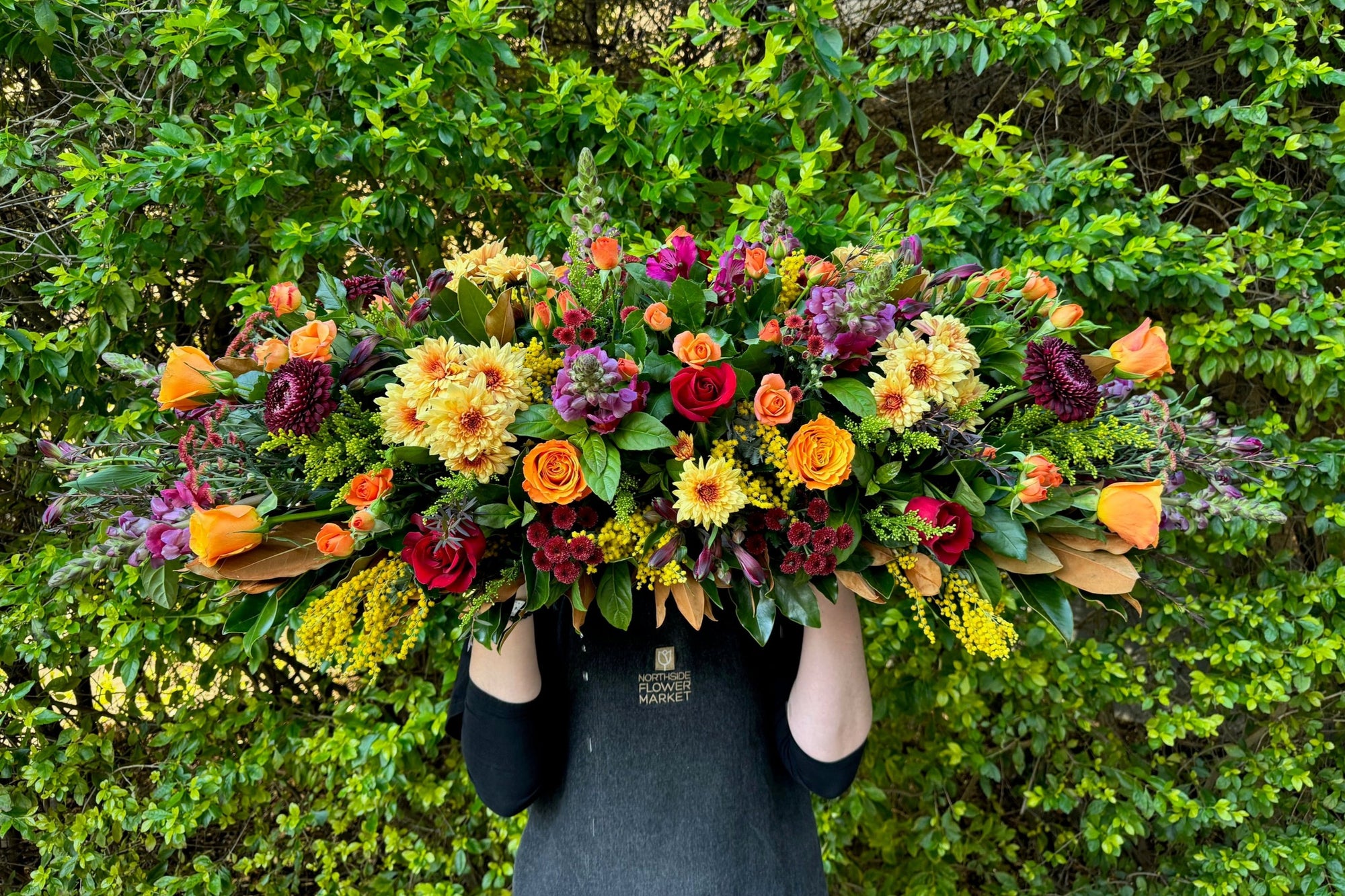 AUTUMNAL CASKET SPRAY