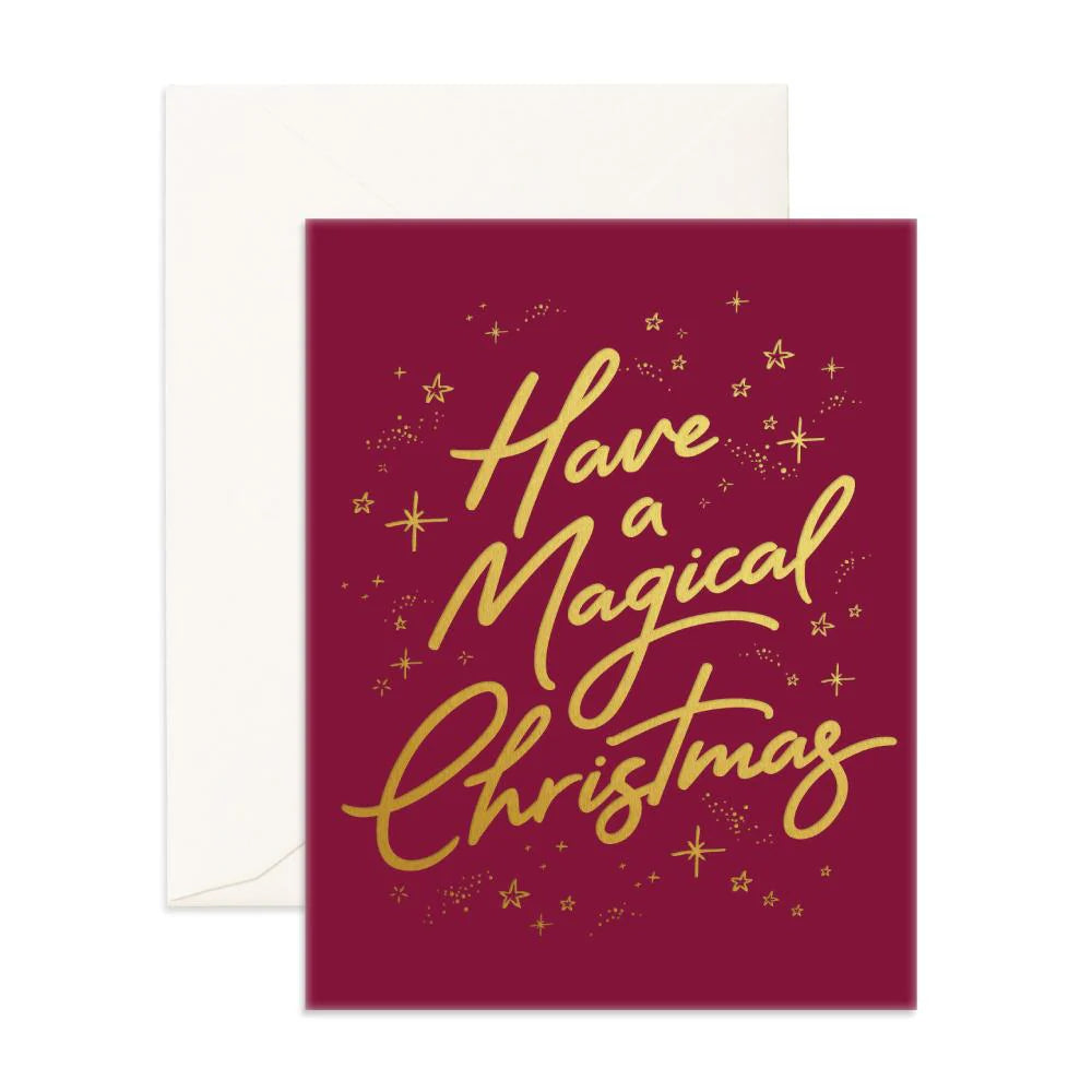 HAND WRITTEN CHRISTMAS CARD