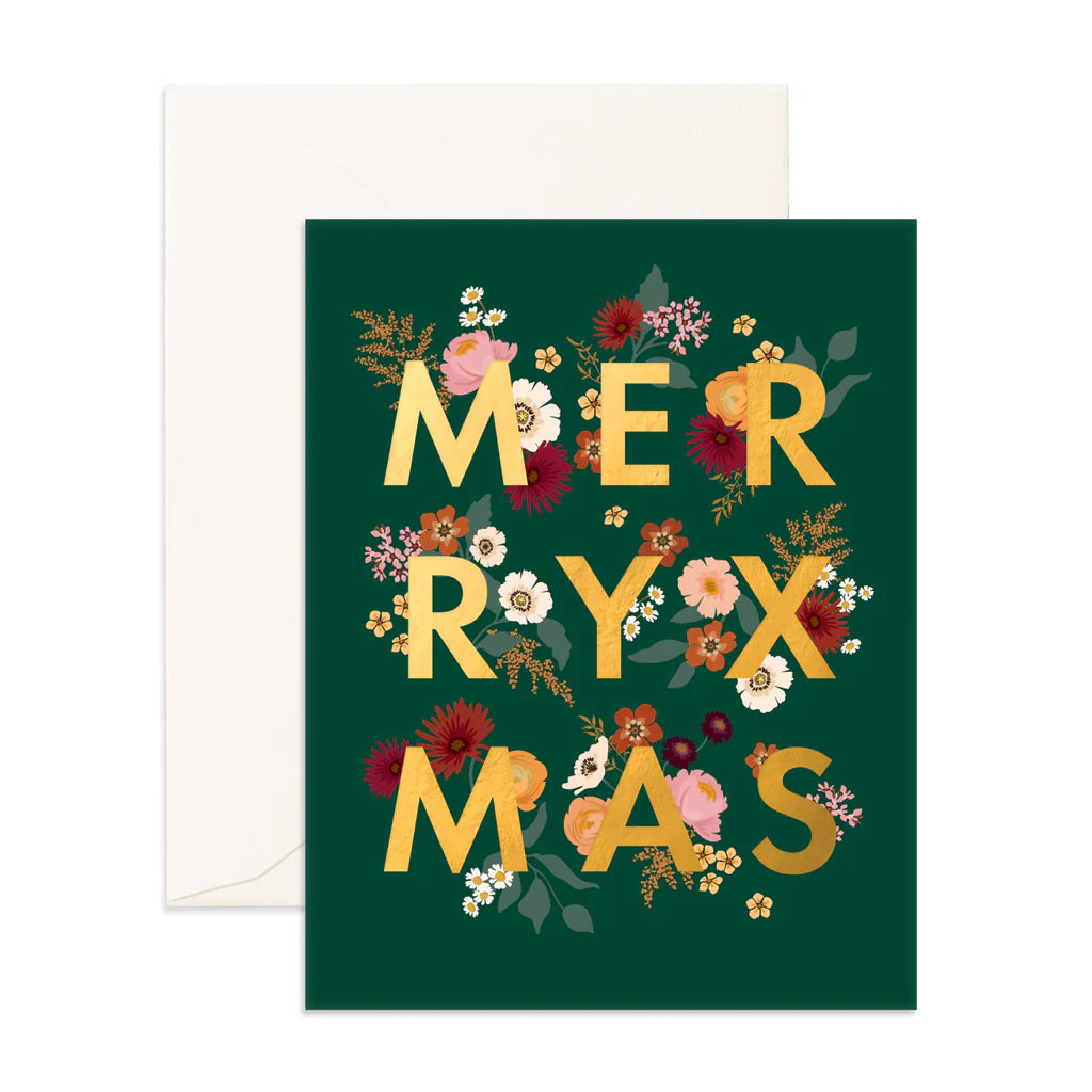 HAND WRITTEN CHRISTMAS CARD