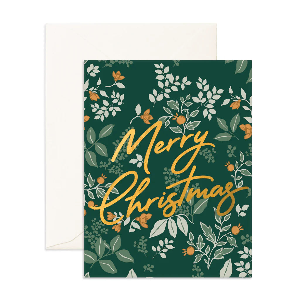 HAND WRITTEN CHRISTMAS CARD