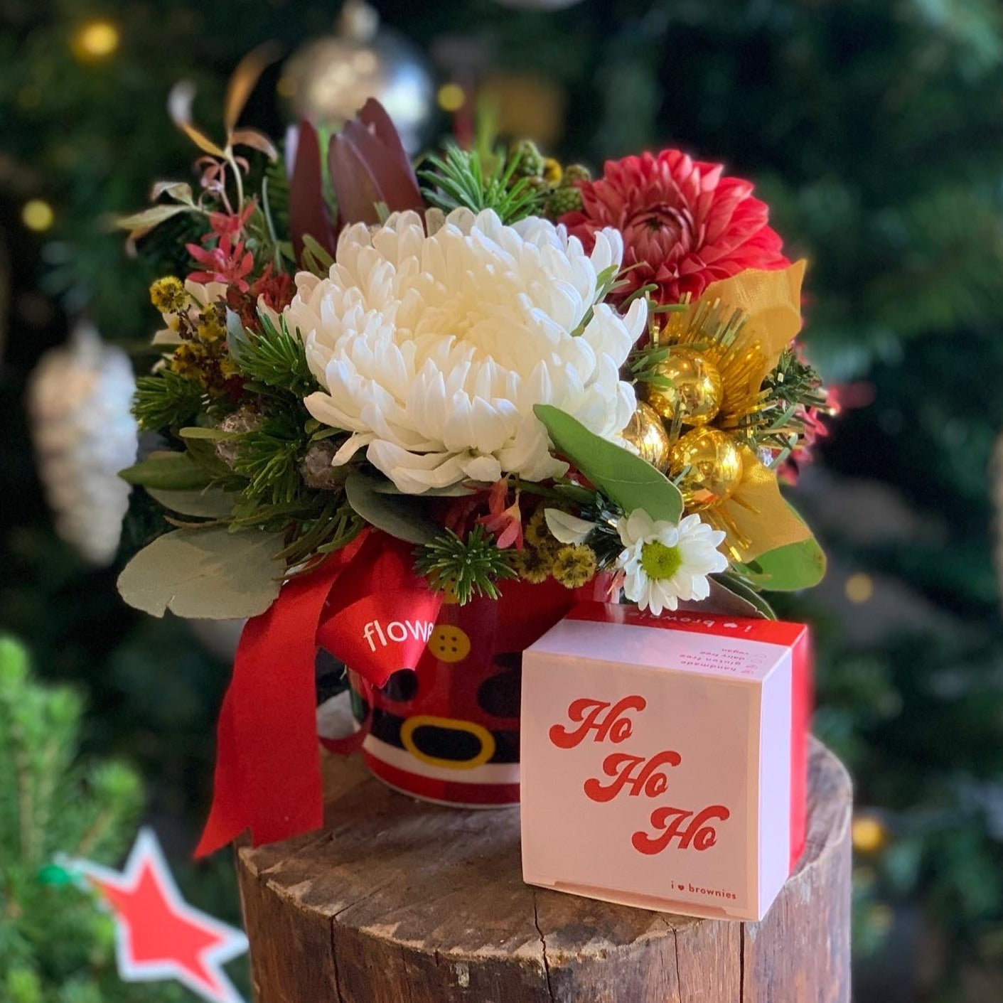 CHRISTMAS MUG & BROWNIE